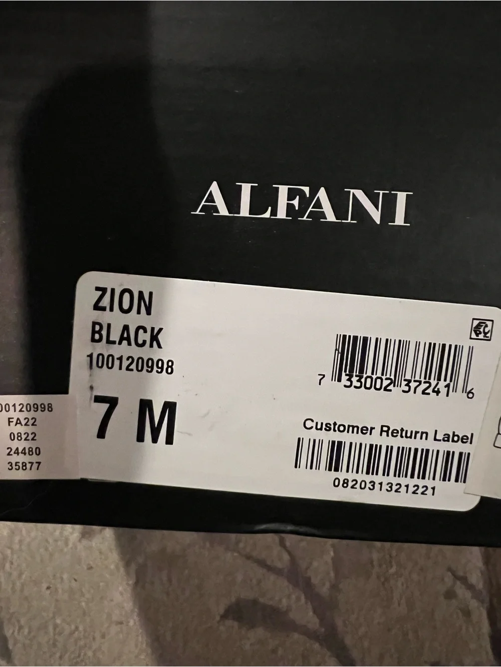 Alfani Kid’s Black Slip-On Loafers with Minimalist Silhouette
